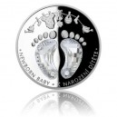 2019 - Stříbrná mince 2 NZD Crystal Coin 2 - K narození dítěte