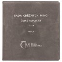 Sada oběžných mincí České republiky 2019 - Proof /semišový obal/