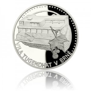 2019 - Platinová mince 50 NZD UNESCO - Vila Tugendhat - 1 Oz
