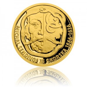 2019 - Zlatá mince 5 NZD Alchymiské - Michal Sendivoj ze Skorska