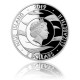 2019 - Stříbrná mince 2 NZD Crystal Coin - Anděl strážný se srdíčkem