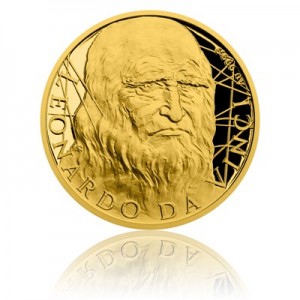 2019 - Zlatá mince 25 NZD Leonardo da Vinci - Proof - 1/2 Oz