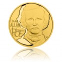 2019 - Zlatá mince 25 NZD E.A. Poe - Proof - 1/2 Oz