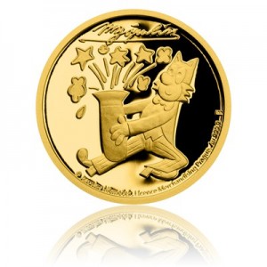 2019 - Zlatá mince 5 NZD Myšpulín - Čtyřlístek