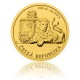 2019 - Zlatá mince 5 NZD Český lev - 1/25 Oz  - číslováno - Měna