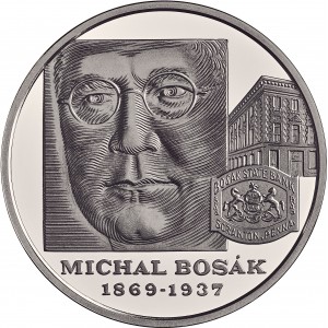 Stříbrná pamětní mince Michal Bosák Standard, 2019