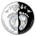 2020 - Stříbrná mince K narození dítěte - Crystal Coin 2 NZD