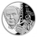 2020 - Stříbrná mince T. A. Edison - Géniové 19. století 1 NZD