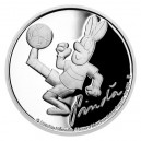 Stříbrná mince 1 NZD Pinďa - Čtyřlístek