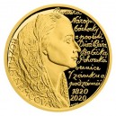 2020 - Zlatá medaile Božena Němcová - číslováno - Au 1/2 Oz