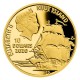 2020 - Zlatá mince 10 NZD Na vlnách - James Cook - Proof