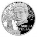 2020 - Stříbrná mince Nikola Tesla - Géniové 19. století 1 NZD