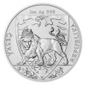 2020 - Stříbrná mince Český lev 2 NZD - 1 Oz