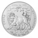 2020 - Stříbrná mince Český lev 80 NZD - 1 kg