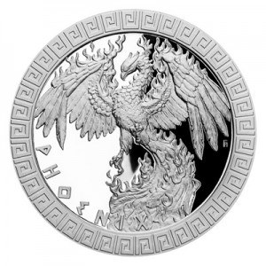 2020 - Stříbrná mince Fénix - Bájní tvorové 2 NZD