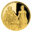 2020 - Zlatá investiční mince 100 NZD Napoleon I. Bonaparte a Marie Louisa Habsbursko-Lotrinská
