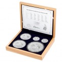 2020 - Sada stříbrných mincí Český Lev - 1oz, 2 oz, 5 oz, 10 oz, 1 kg
