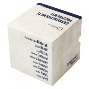 Box na 9 blistrů - série medailí Českoslovenští prezidenti