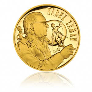 Zlatá medaile Karel Zeman-Au 1/2 Oz