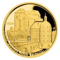 Hrad Bečov nad Teplou - zlatá mince z cyklu Hrady České republiky - Proof