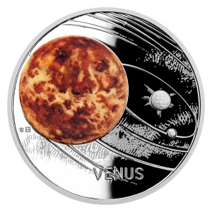 2020 - Stříbrná mince Venuše - Sluneční soustava 1 NZD
