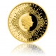 2016 - Zlatá mince 25 NZD Karel I. - Proof - 1/2 Oz