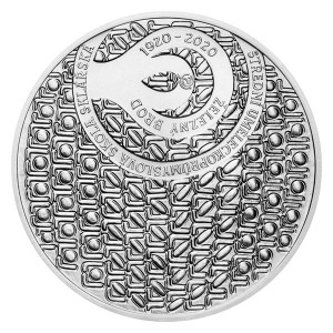 Stříbrná mince Založení SUŠ sklářské - Standard - emise červen 2020 - orientační cena