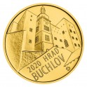 Hrad Buchlov - zlatá mince z cyklu Hrady České republiky - běžná kvalita - Standard