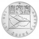 2020 - Stříbrná mince Česká vlajka 25 NZD - 10 Oz