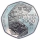 Stříbrná pamětní mince Bimilénium, Proof, 2000