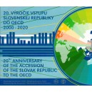 Sada oběžných mincí Slovenské republiky 2020 - 20. výročí vstupu SR do OECD