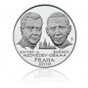 Stříbrná medaile Summit Obama-Medveděv, Praha 2010