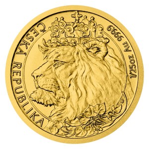 2021 - Zlatá mince 5 NZD Český lev - 1/25 Oz