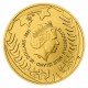 2021 - Zlatá mince 25 NZD Český lev - 1/2 Oz