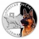 2021 - Stříbrná mince Německý ovčák - Psí plemena 1 NZD