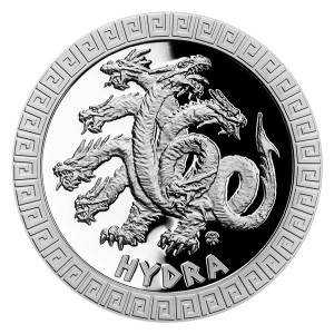 2021 - Stříbrná mince Hydra - Bájní tvorové 2 NZD
