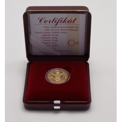 Zlatý Dukát k narození dítěte rok 2011-Au 1/10 Oz 