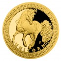 2021 - Zlatá mince 5 NZD Jednorožec - Bájní tvorové