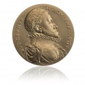Pamětní mosazná medaile Rudolf II.