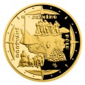 2021 - Zlatá mince 10 NZD Polárníci - Dobytí jižního pólu -- Proof