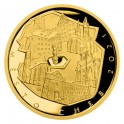 2021 - Zlatá pamětní mince Cheb - Městské památkové rezervace - Proof