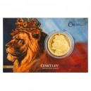 2021 - Zlatá mince 50 NZD Český lev Proof - 1 Oz číslováno