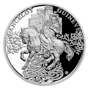 2021 - Stříbrná mince Ginerva a Lancelot - Legenda o králi Artušovi 1 NZD