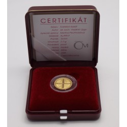 Zlatý Svatební dukát rok 2008 - Au 1/10 Oz