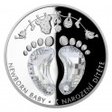 2021 - Stříbrná mince K narození dítěte - Crystal Coin 2 NZD