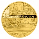 2020 - Zlatá mince 10 NZD Rok 1920 - T. G. Masaryk Proof