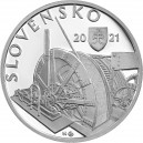 Stříbrná pamětní mince Vodní elektrárna Kremnice, Standard, 2021