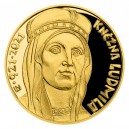 2021- Zlatá pamětní mince kněžna Ludmila- Proof 