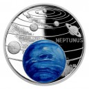 2021 - Stříbrná mince Neptun - Sluneční soustava 1 NZD