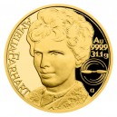 2021 - Zlatá investiční mince 50 NZD Amelia Earhart - Osudové ženy